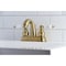 Kingston Brass KB5617PL Restoration 4" Centerset Bathroom Faucet, Brushed Brass KB5617PL - alternate 5